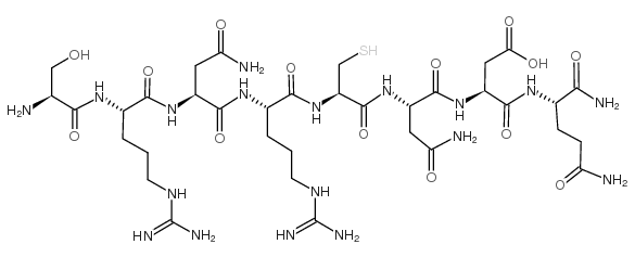 Fibronectin Fragment (196-203)结构式