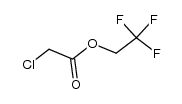 2,2,2-trifluoroethyl 1-chloroacetate Structure