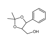 [(4R,5S)-2,2-dimethyl-5-phenyl-1,3-dioxolan-4-yl]methanol结构式