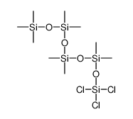 trichloro-[[[dimethyl(trimethylsilyloxy)silyl]oxy-dimethylsilyl]oxy-dimethylsilyl]oxysilane Structure