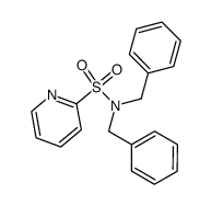 N,N-dibenzyl-pyridine-2-sulfonamide Structure