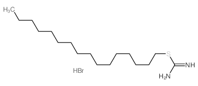 Carbamimidothioic acid,hexadecyl ester, monohydrobromide (9CI) Structure
