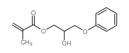 甲基丙烯酸-2-羟-3-苯氧基丙酯结构式