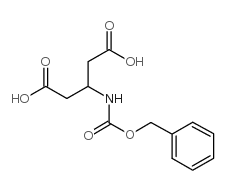 BENZYLOXYCARBONYL-3-AMINOGLUTARIC ACID结构式