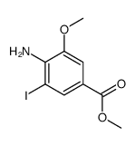 4-氨基-3-碘-5-甲氧基苯甲酸甲酯结构式