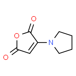 2,5-Furandione,3-(1-pyrrolidinyl)-(9CI)结构式