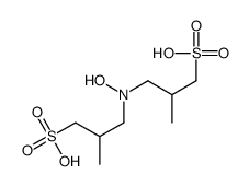3-[hydroxy-(2-methyl-3-sulfopropyl)amino]-2-methylpropane-1-sulfonic acid Structure