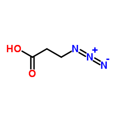 3-Azidopropanoic acid structure