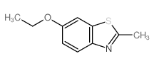 6-乙氧基-2-甲基苯并噻唑结构式