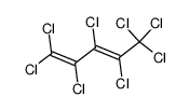 1,1,2,3,4,5,5,5-octachloro-penta-1,3-diene Structure