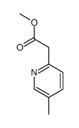 methyl 2-(5-methylpyridin-2-yl)acetate Structure