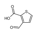 3-甲酰基噻吩-2-羧酸结构式