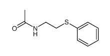 N-[2-(phenylthio)ethyl]acetamide结构式