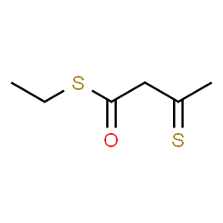 3-Thioxobutanethioic acid S-ethyl ester Structure