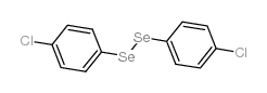 双(4-氯苯基)二硒化物结构式