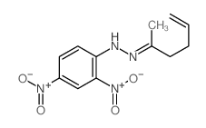 5-Hexen-2-one,2-(2,4-dinitrophenyl)hydrazone Structure