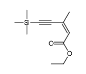 ethyl 3-methyl-5-trimethylsilylpent-2-en-4-ynoate结构式