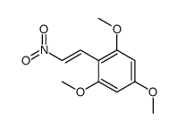 (E)-1,3,5-三甲氧基-2-(2-硝基乙烯基)苯结构式