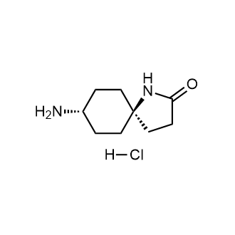 trans-8-Amino-1-azaspiro[4.5]decan-2-one hydrochloride Structure