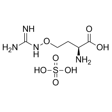 L-Canavanine sulfate structure