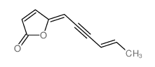 2(5H)-Furanone,5-(4-hexen-2-yn-1-ylidene)- structure