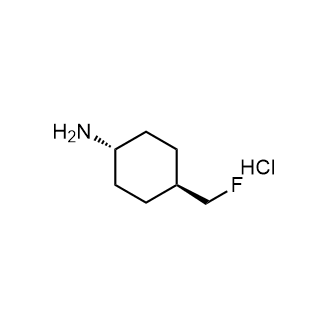 (1R,4r)-4-(氟甲基)环己-1-胺盐酸盐结构式