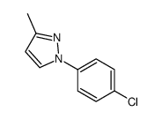 1-(4-氯苯基)-3-甲基-1H-吡唑结构式