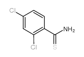 2,4-dichloro-thiobenzamide Structure