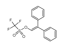 (2,2-diphenylvinyl)trifluoromethnesulfonate结构式