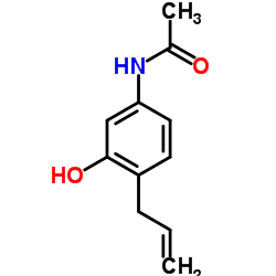 N-(4-Allyl-3-hydroxyphenyl)acetamide Structure