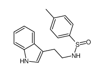 (S)-N-(-)-对甲苯基亚磺酰基色胺结构式