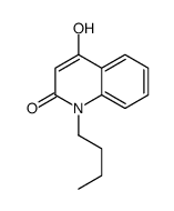 1-butyl-4-hydroxy-2-quinolinone结构式