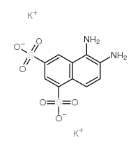 5,6-二氨基-1,3-萘二磺酸二钾盐结构式