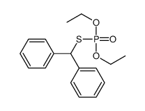 [diethoxyphosphorylsulfanyl(phenyl)methyl]benzene结构式