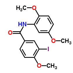 N-(2,5-Dimethoxyphenyl)-3-iodo-4-methoxybenzamide Structure