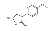 3-(4-methoxyphenyl)dihydrofuran-2,5-dione结构式