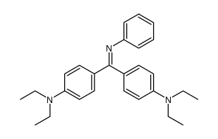 (4,4'-bis-diethylamino-benzhydryliden)-aniline结构式