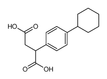 2-(4-cyclohexylphenyl)butanedioic acid结构式