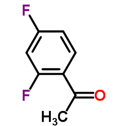 2,4-二氟苯乙酮结构式