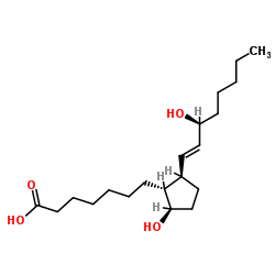 11-脱氧前列腺素F1β结构式