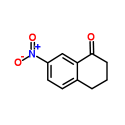7-硝基-3,4-二氢-2H-1-萘酮结构式