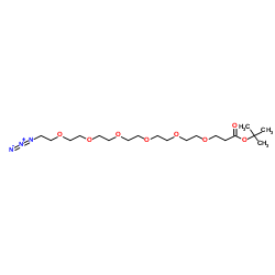 21-叠氮基-4,7,10,13,16,19-六氧杂二十一烷酸叔丁酯图片