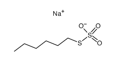 sodiumS-hexyl sulfurothioate结构式