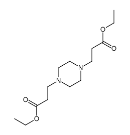 diethyl piperazine-1,4-dipropionate Structure