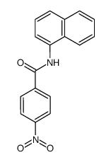 4-nitro-benzoic acid-[1]naphthylamide Structure