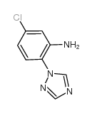5-氯-2-(1H-1,2,4-三唑-1-基)苯胺结构式