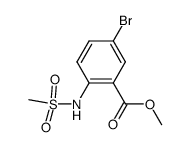 methyl 5-bromo-2-[(methylsulfonyl)amino]benzoate Structure