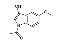 1-(3-hydroxy-5-methoxyindol-1-yl)ethanone Structure