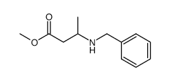 methyl 3-(benzylamino)butanoate Structure