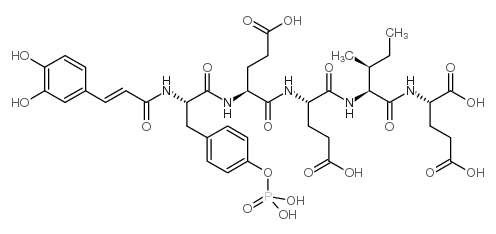 Caffeic acid-pYEEIE结构式